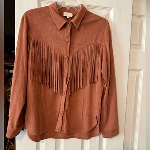 Sz small fringe top